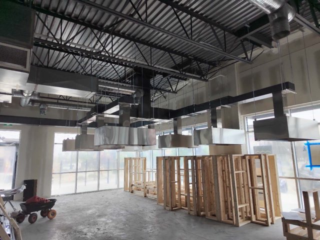 HVAC installation representing Service Area Growth milestone
